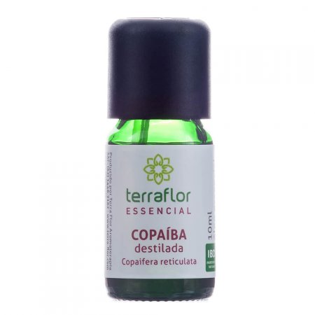 Óleo Essencial Natural de Copaíba Destilada 10ml  Terra Flor