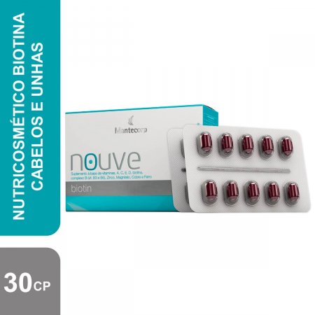 Nouve Biotin com 30 cápsulas