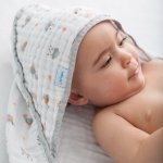 Toalha Soft com Capuz de Centro Passarinhos Baby Joy