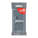 Camisinha Lubrificada Jontex com 8 Unidades