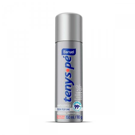 Desodorante Para os Pés Tenys Pé Baruel Sem Perfume Aerosol com 110g