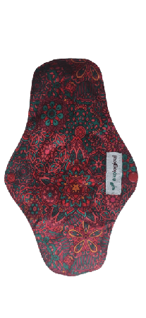 Absorvente Menstrual de Pano Reutilizável - Azul claro