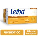 Leiba 200MI Probiótico Sabor Laranja com 30 comprimidos mastigáveis