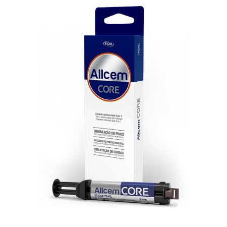 Cimento Resinoso Allcem Core 6g - FGM Cimento Resinoso Allcem Core A3 6g - FGM