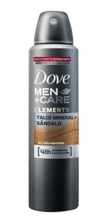 Desod Antit Aero Dove Men+care Talco Mineral+sandalo 150ml