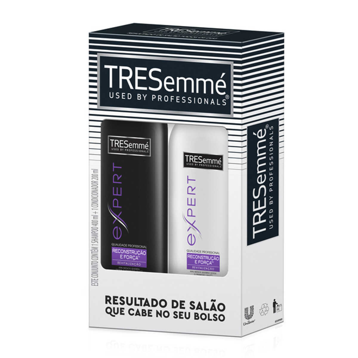 Kit Shampoo + Condicionador Tresemmé Reconstrução e Força