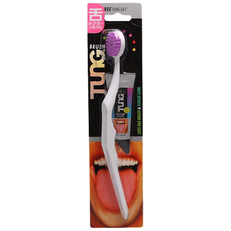 Tung Brush Cor Rosa - Escova Para a Lingua