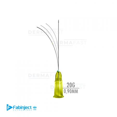 Microcânulas Slim 20G-100 (0,90 mm x 100 mm) caixa c/ 10 unidades - FABINJECT