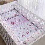Kit Rolinho para Berço Americano Baby Joy Trends 4 peças - Brilha no Escuro - Feminino