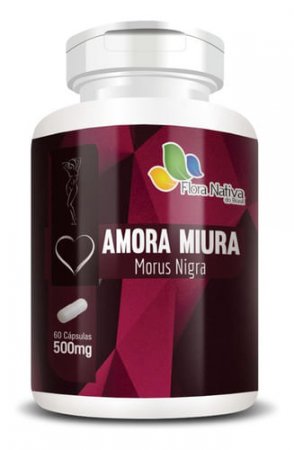 AMORA MIURA 500MG 60 CAPSULAS - FLORA NATIVA - A