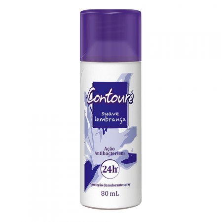 Desodorante Spray Contouré Feminino Suave Lembrança 80ml
