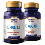 Vitamina E 400 UI Vitgold Kit 2x 60 Cápsulas