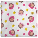 Cueiro Flanelado Turma da Mônica Baby 3 unidades 50 cm x 80 cm - Mônica