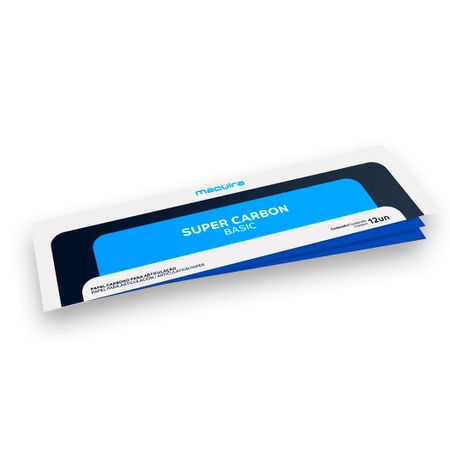 Carbono Super Carbon Basic Azul Com 12 Tiras - Maquira