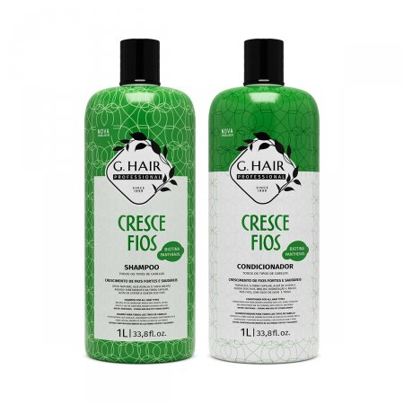 Kit Shampoo + Condicionador G. Hair Cresce Fios com 1L cada