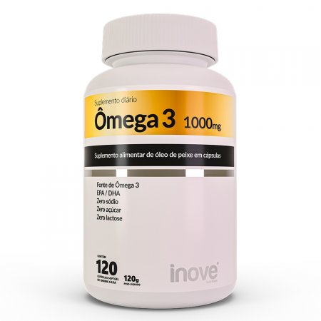Ômega 3 EPA/DHA 1000mg Inove Nutrition com 120 cápsulas