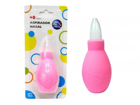 Aspirador Nasal Pais e Filhos Rosa