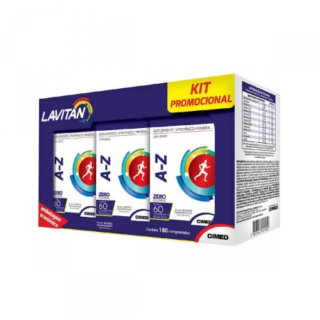 Suplemento Vitamínico-mineral Lavitan A-z Original 60 Comprimidos - D'Or  Mais Saúde