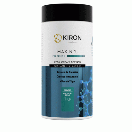 Ktox Defined Cream Pro Keratin Max N.Y. Kiron Cosméticos 1kg