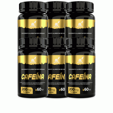 Cafeina 6 Unidades 500mg C/60 Capsulas200mg - Linduras
