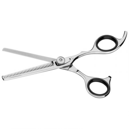 Tesoura para Cabelo Tramontina em Aço Inox com Fio Desbaste e Apoio Fixo para Dedo 6