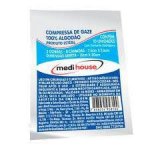 Compressa Gaze 100% Algodão Estéril com 10 unidades - Medihouse