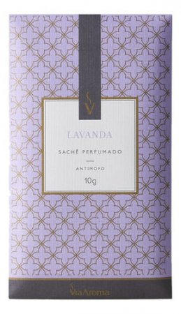 Sachê Perfumado Antimofo Lavanda - Via Aroma