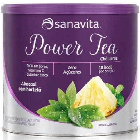 Power Tea Diurético Rico em Fibras e Prebióticos 200g - Sanavita