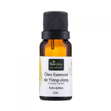 Óleo Essencial Natural de Ylang Ylang 12 ml  Livealoe
