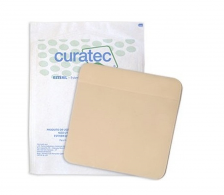 Curativo Hidrocolóide Plus Extra Fino Curatec 10x10cm - 1 unidade
