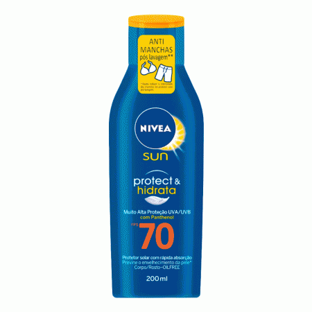 Protetor Solar Nivea Sun Protect & Hidrata FPS 70 com 200ml
