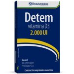 Suplemento de Vitamina D Alta Dosagem Detem D3 2000UI