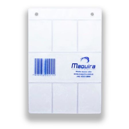 Porta Cartão Raio-X Plástico - Maquira Porta Cartão Raio X Plástico com 6 furos - Maquira