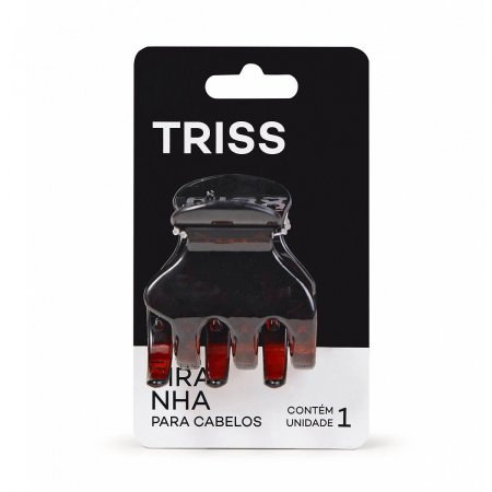 Piranha Prendedor de Cabelo Triss Tamanho M Efeito Tartaruga com 1 unidade