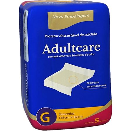 Protetor Descartável De Colchão Adultcare - Tam G