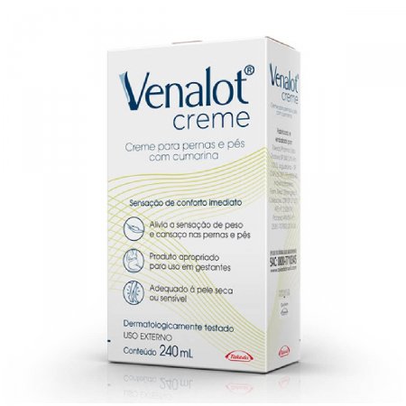 Venalot Creme Para Pernas e Pés com 240ml