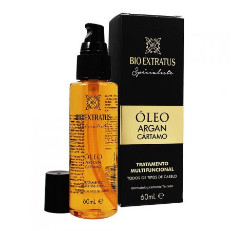 óleo Argan e Cártamo Tratamento Multifuncional 60ml Bio Extratus Spécialist