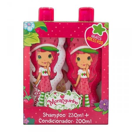 Kit Moranguinho Shampoo 230ml + Condicionador 200ml Infantil