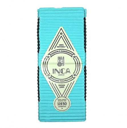 Incenso Terapêutico Jasmim e Mandarim Inca Aromas 60g