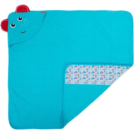 Toalha Bordada com Capuz Fisher-Price Elefante