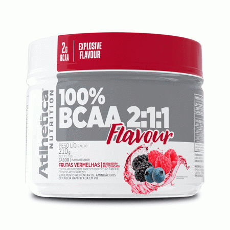 BCAA 100% Atlhetica Nutrition Frutas Vermelhas 210g