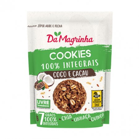 Cookies Integral Da Magrinha Coco e Cacau 150g