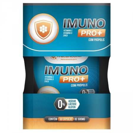 Imuno Pro Vitamina C D e Zinco 60 Cápsulas Natunectar