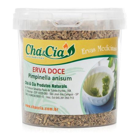Chá de Erva Doce - Pimpinella anisum - L. 100g Erva Doce - Pimpinella anisum - L. 100g