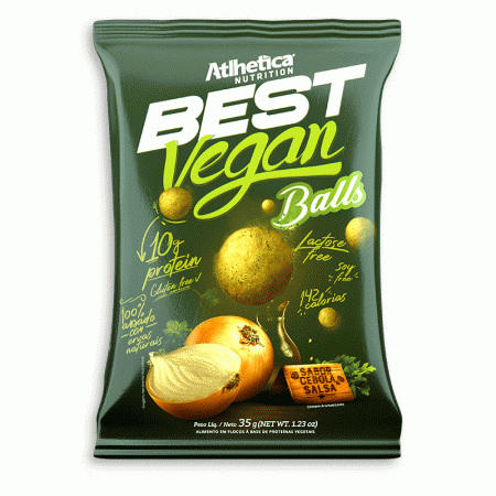 Best Vegan Balls Cebola & Salsa 35g - Atlhetica