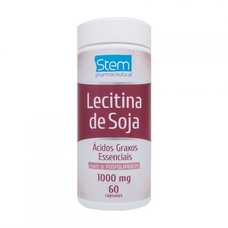 Lecitina de Soja 1000mg 60 Cápsulas Stem