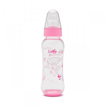 Mamadeira Lolly Special Rosa de 250ml