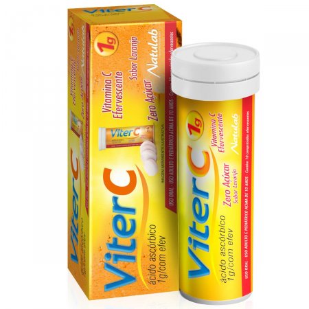 Vitamina C ViterC 1g com 10 comprimidos efervescentes