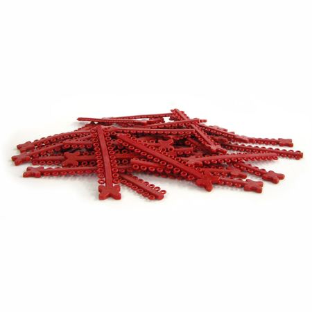 60.06.109 Elástico Ligadura Modular Vermelho - Morelli