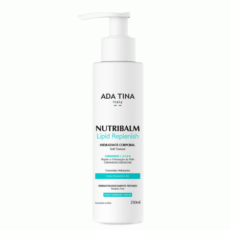 Ada Tina Nutribalm Lipid Replenish com Niacinamida Clareadora 250ml